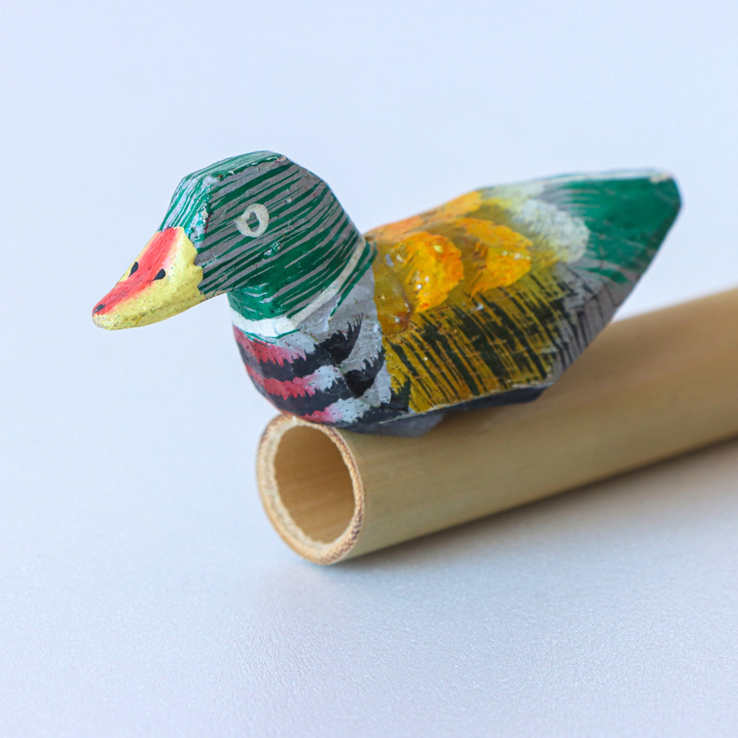 マレーシアから来たトリの笛/フォークアート/民芸品/楽器/置物/オリエンタル雑貨/異国のおみやげ