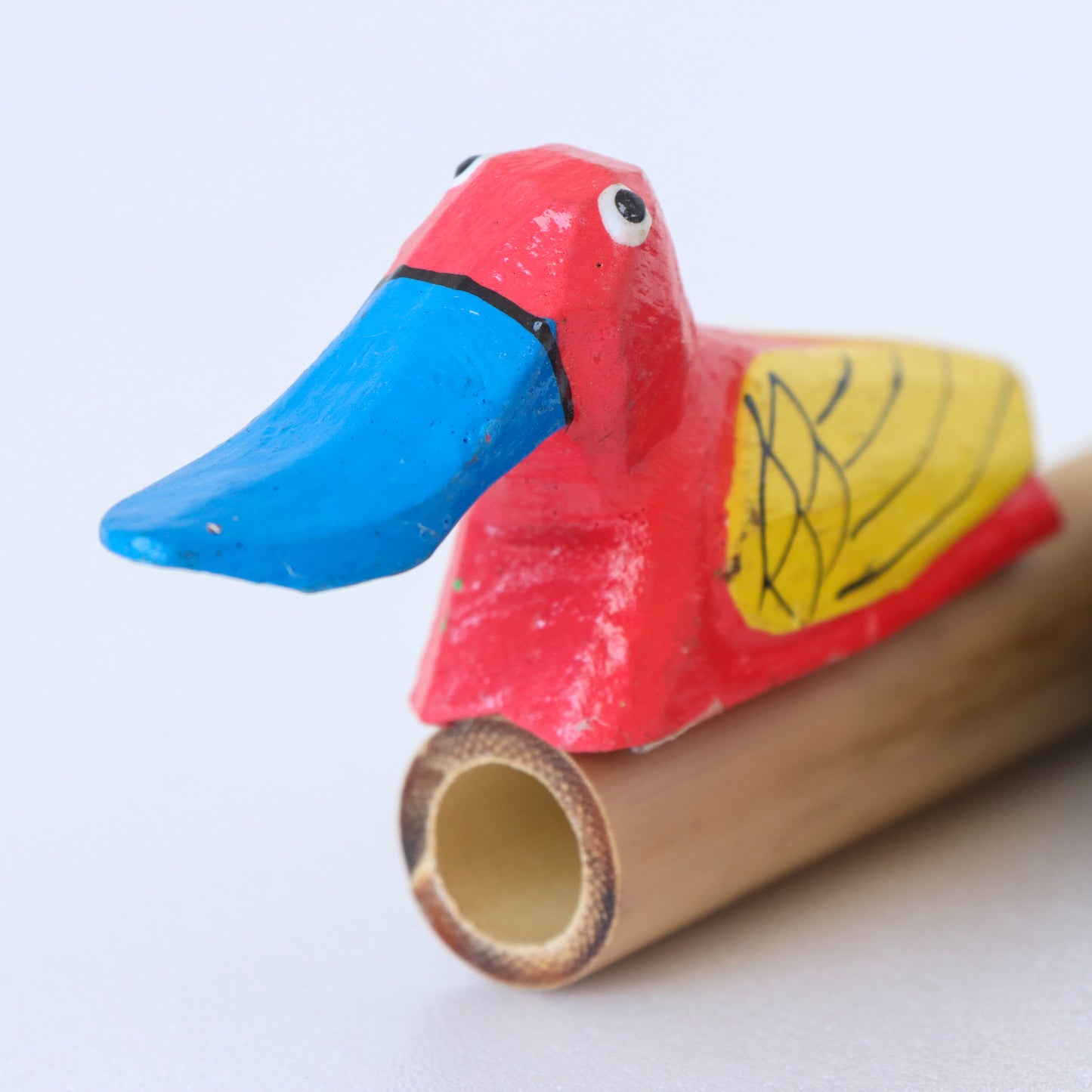 マレーシアから来たトリの笛/フォークアート/民芸品/楽器/置物/オリエンタル雑貨/異国のおみやげ