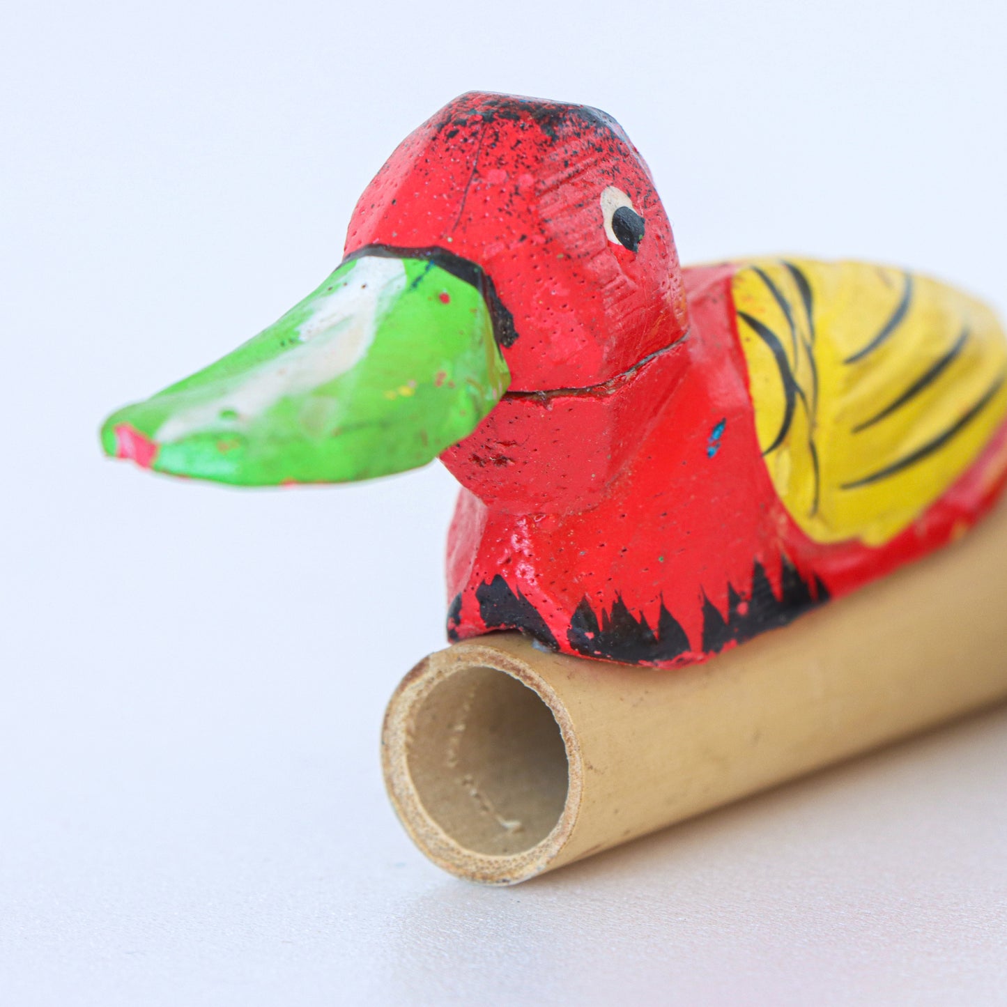 マレーシアから来たトリの笛/フォークアート/民芸品/楽器/置物/オリエンタル雑貨/異国のおみやげ